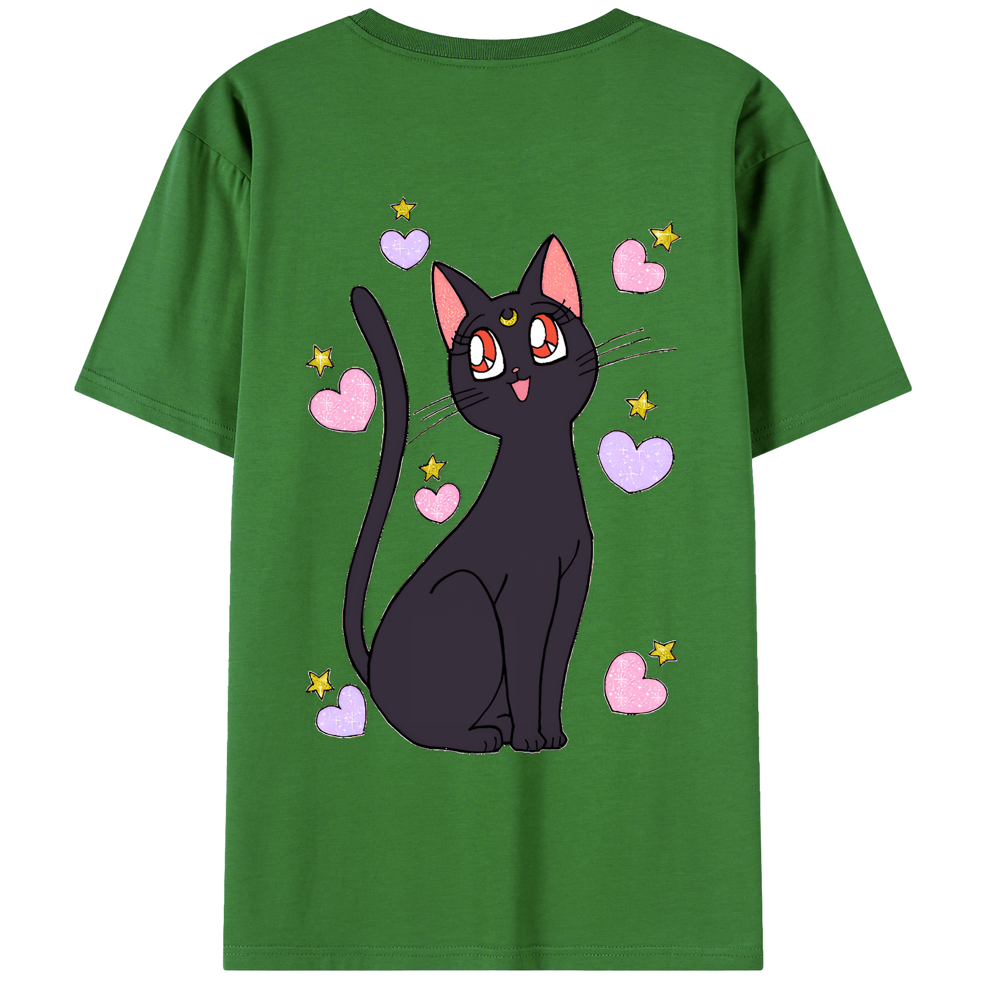 （画像用） 美少女戦士セーラームーン Sailor Moon レディース半袖Tシャツ(バックプリント)